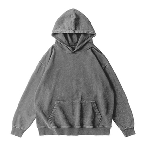 เสื้อฮู้ดดี้โอเวอร์ไซส์ผู้ชาย เสื้อฮู้ดดี้วินเทจ เสื้อฮู้ดดี้คู่รัก เสื้อฮู้ดดี้ฟอกสี เสื้อฮู้ดดี้สตรีทแวร์สำหรับผู้ชาย - Product Image 2