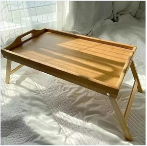 Direct Factory Supply Wooden Serving <b>Tray</b> <b>for</b> Breakfast in <b>Bed</b> Kitchen <b>Table</b> or Living Room Available At Factory Direct Price - Product Image 1