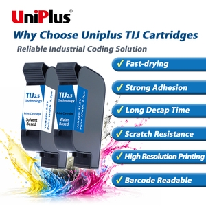 Cartucho de Tinta Industrial TIJ 2.5 para Codificación de Alta Velocidad en Materiales de Embalaje Flexibles No Porosos con Tinta de Secado Instantáneo - Product Image 2