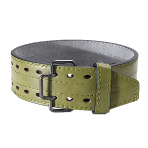 เข็มขัดยกน้ำหนักหนังปรับได้รุ่นใหม่ล่าสุด ดีไซน์ทันสมัย สีพื้น - Product Image 3