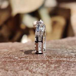 Pendentif Fer à Cheval Antique en Argent Sterling 925 avec Moissanite Taille Brillant 0,66 TCW, Collier Tendance pour Fiançailles et Usage Quotidien, Idéal Cadeau - Product Image 5