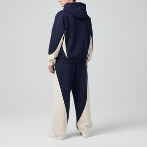 Sudadera con Capucha de Invierno de Alta Calidad, 100% Algodón, Estilo Urbano, Talla Grande, Personalizada con Logotipo Serigrafiado, para Hombre - Product Image 3