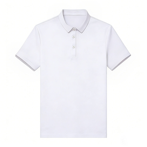 T-shirt pour homme à séchage rapide, manches courtes, polo, vêtements de travail, polo brodé - Product Image 1