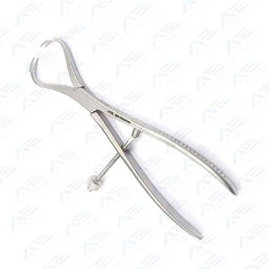 Abrazadera de sujeción de hueso, instrumentos médicos ortopédicos veterinarios de calidad superior, fórceps de sujeción de hueso de Animal de acero inoxidable duradero - Product Image 1