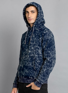 Sudadera con Capucha Vintage para Hombre, 100% Algodón, Estilo Urbano, Oversize, Lavado Ácido, Hombros Caídos, Unisex - Product Image 3