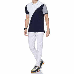 Polo en tissu respirant avec logo personnalisé, style streetwear, motif uni, séchage rapide - Product Image 4