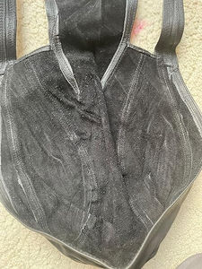 Bandana en cuir véritable noir de haute qualité, couleur unie, conçu pour l'extérieur, pour adultes, vente en gros transfrontalière - Product Image 5