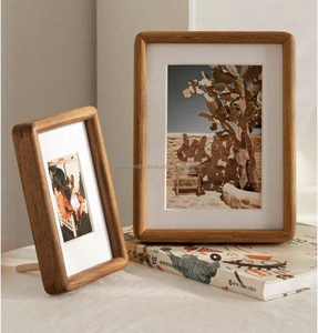 Cadre photo en bois de style classique Support photo en bois naturel pour la décoration intérieure et les cadeaux - Product Image 6