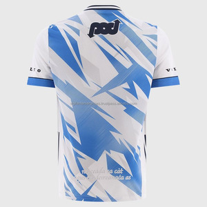 GAA Premium 100% Polyester Breathable Lightweight Quick Dry Soccer Jersey High-Performance Short Sleeve Players' Set Solid - Product Image 2