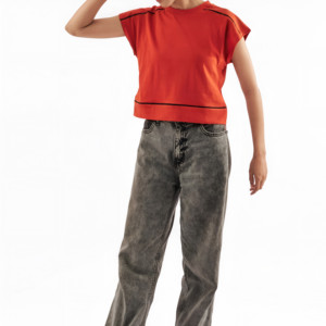 Trendy Casual Fit Women's Crop <b>Tops</b> in Cotton Material Perfect for Fashion Retailers and Summer Wear Collections - Product Image 4