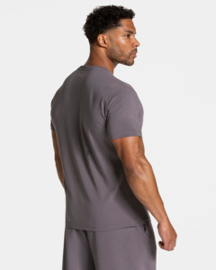 Custom High Quality <b>Men's</b> Short Sleeve Round Neck Plain Color <b>Muscle</b> Slim Fit Blank 100% Mercerised Cotton <b>T</b> <b>Shirt</b> for <b>Men</b> - Product Image 2