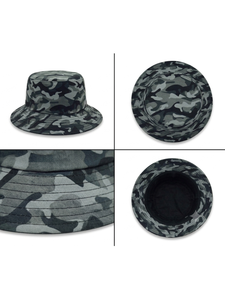 Sombrero de Pescador de Lona con Camuflaje Personalizado, Gorra Boonie de Alta Calidad, Protección Solar para Exteriores, Casual, Unisex, Venta al Por Mayor, OEM - Product Image 6