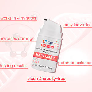 มาส์กบำรุงผมสูตรซ่อมแซมโมเลกุล OEM/ODM ได้รับสิทธิบัตร ซ่อมแซมอย่างยาวนานสำหรับผมแห้งเสียชี้ฟู ในราคาขายส่ง - Product Image 2