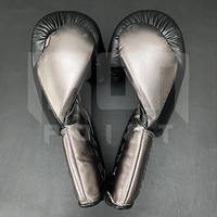 No Boxing No Life Guantes de Boxeo Profesionales de Cuero Vacuno de Primera Calidad con Cordones, Protección Completa para los Dedos, Acolchado Grueso de 4 Capas, Transpirables