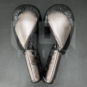 No Boxing No Life Guantes de Boxeo Profesionales de Cuero Vacuno de Primera Calidad con Cordones, Acolchado Grueso de 4 Capas, Transpirables y que Absorben la Humedad - Product Image 6