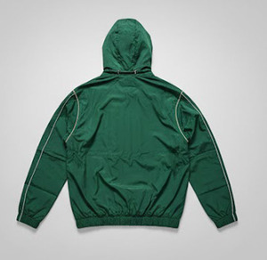 Ensemble de survêtement décontracté vert à capuche pour homme SHAFIQ SPORTS avec pantalon noir en polyester épais, fermeture à cordon, coupe régulière, idéal pour l'automne - Product Image 5