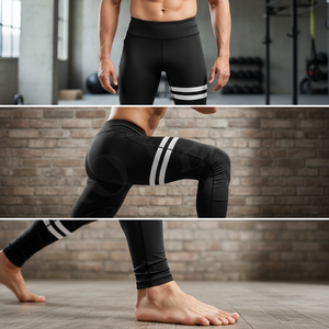 Relaxed Fitted Custom Style Gym Compression Leggings Quick Dry Running Workout Tights High Waist Sports Fitness Yoga Pants - Product Image 3