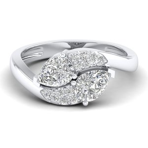 REYES – bagues de fiançailles minimalistes en argent Sterling 925 pour femmes, bijoux fins plaqués or de luxe, cadeau de mariage - Product Image 1