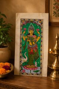 Peinture traditionnelle Kalamkari pour la décoration intérieure – Art mural indien fait main - Product Image 1