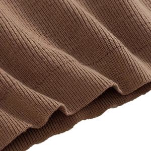 Sweat-shirt à col rond pour homme, en laine jacquard surdimensionnée, en polaire, écologique, coupe-vent, respirant, motif uni, pour l'hiver - Product Image 4