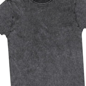 Camiseta de Algodón Slim Fit Color Carbón con Efecto Desgastado, Estilo Urbano, Personalizable con Logotipo, Impresión OEM, Alta Calidad, Moda - Product Image 5