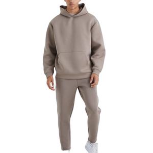 Venta al por mayor de peso pesado de algodón de lujo de gran tamaño pulóver Puff detalle sudaderas con capucha para los hombres personalizados BD sudaderas con capucha de talla grande - Product Image 4