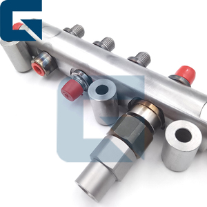438-3416 Conduite de carburant Common Rail pour injecteur de carburant d'excavatrice E320D E323D Moteur C6.6 - Product Image 3