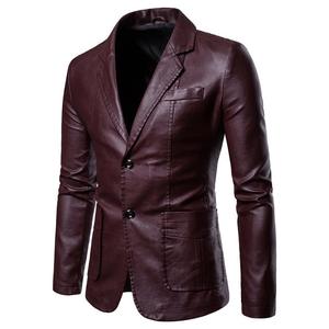 Chaqueta de Cuero PU con Acabado Mate para Hombre, Estilo Casual de Invierno, Precio de Fábrica - Product Image 5