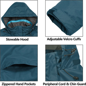 Spring Autumn Mens Woven Polyester Zip Up <b>Windbreaker</b> Jacket Waterproof Breathable Windproof Training <b>Camping</b> Thin Custom Logo - Product Image 4