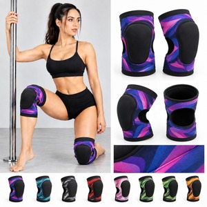 Genouillères de pole dance d'été 100 % polyester de haute qualité pour femmes, collants de fitness confortables, séchage rapide, respirants, durables, OEM - Product Image 4