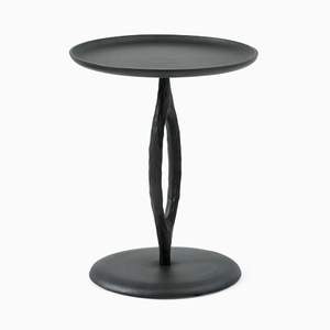 Twisted Design Iron Metal <b>Side</b> <b>Table</b> Black Finished for Living Room Bedroom Decorative Furniture <b>Round</b> <b>Side</b> <b>Table</b> End <b>Table</b> - Product Image 4