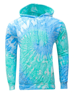 Nouveauté : Sweats à capuche tie-dye d'hiver personnalisés pour hommes, coupe classique, écologiques, coupe-vent, en coton mélangé, vente en gros - Product Image 4