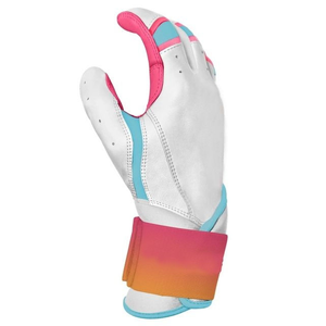 Guantes Deportivos Azules y Blancos hasta la Muñeca, Material PU Transpirable para Uso Deportivo, Estilo Primavera-Verano - Product Image 3