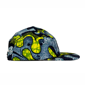 Wholesale Tropical Pattern 7-Panel Snapback Cap with Digital Printing Flat Brim Hat Trendy Outdoor Performance Hat - Product Image 4