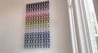 Kit de fabrication de chaînes en résine faites à la main, motif coloré irrégulier, décoration artistique DIY pour la maison