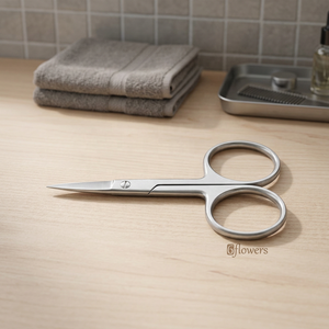2026 Stainless Steel Manicure <b>Scissors</b> Sharp Tip Straight Blade Round Handle Durable Nail Trim Tool Make Your own Logos - Product Image 2