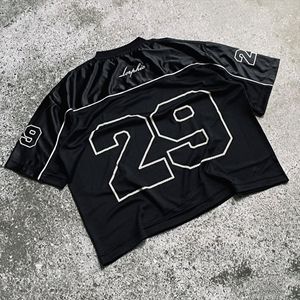 Camiseta deportiva de malla de béisbol extragrande personalizada para hombre, camiseta de fútbol de secado rápido con diseño de estampado completo, ropa de fútbol - Product Image 2