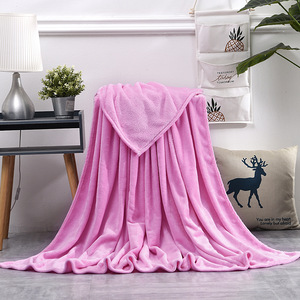 Factory Supply Plain Flannel Fleece Blanket Soft Hotel <b>Throw</b> Blanket <b>Autumn</b> Winter Wholesale OEM ODM - Product Image 6
