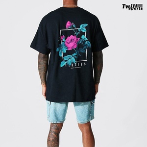 ผู้ผลิตขายส่งเสื้อยืดเปล่า 100% ผ้าฝ้าย/ผ้าฝ้ายผสมใยไผ่ พิมพ์ลายกราฟิกตามสั่ง สีตามสั่ง แห้งเร็ว ระบายอากาศได้ดี - Product Image 2