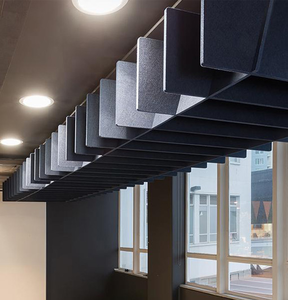 <span class=keywords><strong>Pannelli</strong></span> Acustici Fonoassorbenti per <span class=keywords><strong>Soffitto</strong></span>, Materiale Insonorizzante in Poliestere, Deflettori Acustici - Product Image 5