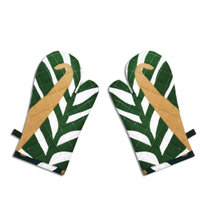 100% Cotton Printed Oven Mitten for kitchen use Oven mitt <b>set</b> Heat Insulation With Custom Size And Logo Wholesale in India. - Product Image 6