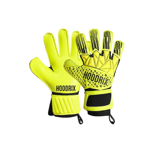Gants de gardien de but personnalisés, mousse allemande de 4 mm, latex de contact, coupe négative, protections de doigts amovibles, équipements de gardien de but de football personnalisés OEM - Product Image 2