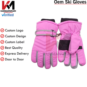 Kids Adult Ski <b>Gloves</b> <b>Waterproof</b> Warm Snow <b>Gloves</b> for Winter Sports Retail Brands Private Label Custom Logo Wholesale - Product Image 3