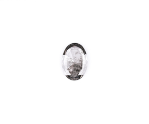 Diamante Ovalado Negro Sal y Pimienta de 3.0 Ct, Corte en Rodaja, Tamaño Personalizado, Diamante Sal y Pimienta de Laboratorio, Forma Ovalada, Precio al por Mayor - Product Image 5