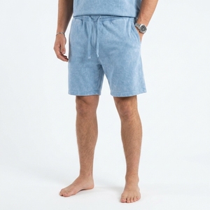 Ensemble 2 pièces décontracté tricoté respirant pour homme, été, nouveau, personnalisable, polyester/coton, haute qualité, couleur unie, vente en gros - Product Image 6