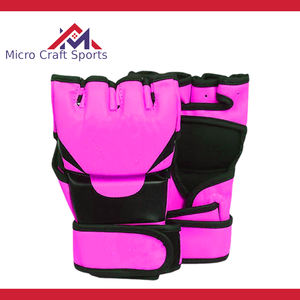 Gants de boxe MMA professionnels en cuir PU, logo personnalisé, fermeture étanche, sangle de poignet réglable, équipement de boxe de haute qualité - Product Image 5