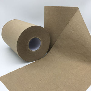 Serviettes en papier kraft recyclé brun de haute qualité, personnalisées, enroulées à la main, pour les soins personnels masculins - Product Image 5