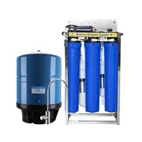 Purificateur d'eau RO autonettoyant sous évier 400 GPD, système d'osmose inverse 5 étapes, sans réservoir, pour usage domestique, commercial et hôtelier