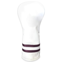 Housse de tête de club de golf hybride personnalisable au design élégant, imperméable, en cuir PU souple, doublure intérieure douce, drapeau américain brodé