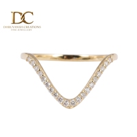 Anillo de Boda de Lujo de Oro Sólido de 14K con Diamante Cultivado en Laboratorio Certificado por IGI, Joyería Fina de Oro, Unisex